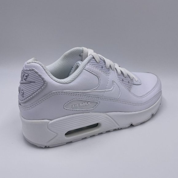 Nike Air Max 90 LTR White / Merallic Silver Womens Shoes - Picture 8 of 8